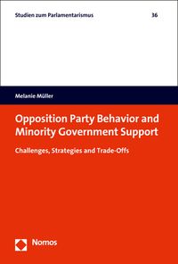 Produktbild: Opposition Party Behavior and Minority Government Support