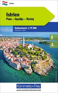 Produktbild: K&uuml;mmerly+Frey Outdoorkarte Istrien 1:75.000
