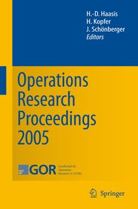 Produktbild: Operations Research Proceedings 2005