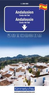 Produktbild: K&uuml;mmerly+Frey Regional-Strassenkarte Andalusien 1:200.000