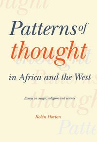 Produktbild: Patterns of Thought in Africa and the West
