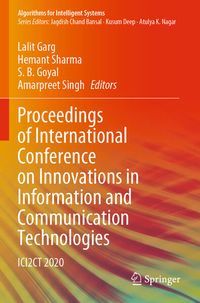 Produktbild: Proceedings of International Conference on Innovations in Information and Communication Technologies