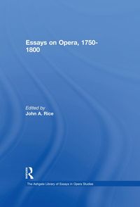 Produktbild: Essays on Opera, 1750-1800