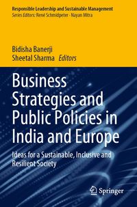Produktbild: Business Strategies and Public Policies in India and Europe