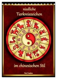 Produktbild: niedliche Tierkreiszeichen im chinesischem Stil (Tischkalender 2026 DIN A5 hoch), CALVENDO Monatskalender