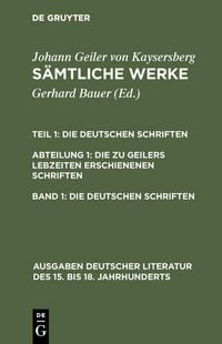 Produktbild: Die deutschen Schriften