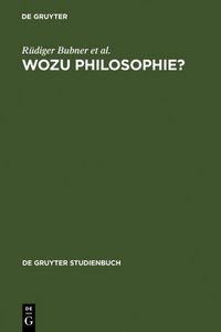 Produktbild: Wozu Philosophie?