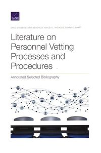 Produktbild: Literature on Personnel Vetting Processes and Procedures