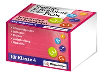 Produktbild: Rechtschreibung in der Box &ndash; Lernk&auml;rtchen mit Strategie(n) Klasse 4