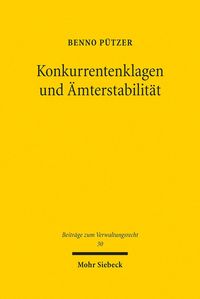 Produktbild: Konkurrentenklagen und &Auml;mterstabilit&auml;t