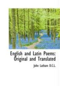 Produktbild: English and Latin Poems: Original and Translated