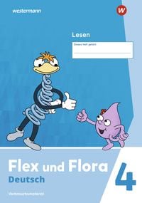 Produktbild: Flex und Flora 4. Heft Lesen 4 (Druckschrift) Verbrauchsmaterial