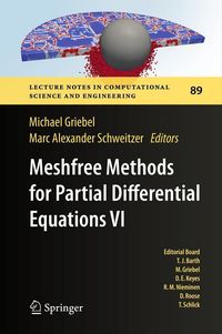 Produktbild: Meshfree Methods for Partial Differential Equations VI