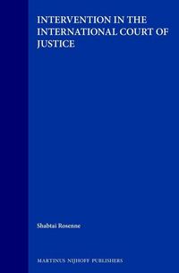 Produktbild: Rosenne, S: Intervention in the International Court of Justi