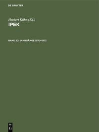Produktbild: Jahrg&auml;nge 1970&ndash;1973