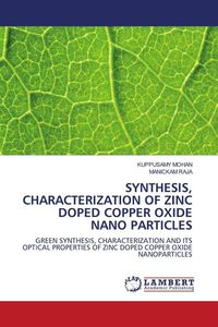 Produktbild: Synthesis, Characterization Of Zinc Doped Copper Oxide Nano Particles
