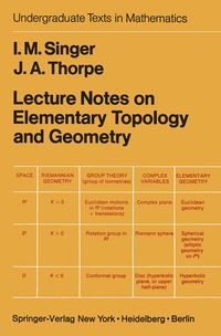 Produktbild: Lecture Notes on Elementary Topology and Geometry