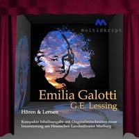 Gotthold Ephraim Lessing: Emilia Galotti Gotthold Ephraim Lessing