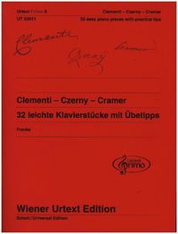 Produktbild: Clementi, Czerny, Cramer - 32 leichte Klavierst&uuml;cke mit &Uuml;betipps. Easy piano pieces with practice tips