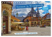 Produktbild: Sommer in Wernigerode &ndash; Der bunten Stadt am Harz (Tischkalender 2026 DIN A5 quer), CALVENDO Monatskalender