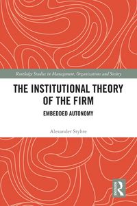 Produktbild: The Institutional Theory of the Firm