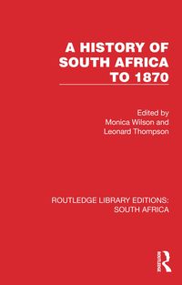 Produktbild: A History of South Africa to 1870