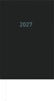 Produktbild: Buchkalender 1T/1S schwarz 2027