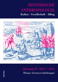 Produktbild: Historische Anthropologie 19,1 (2011)