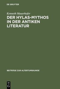 Produktbild: Der Hylas-Mythos in der antiken Literatur