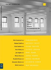 Produktbild: Robert Lehman Lectures on Contemporary Art No. 4