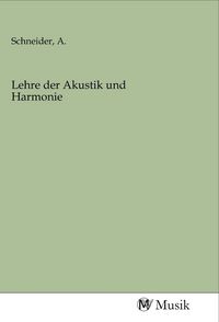 Produktbild: Lehre der Akustik und Harmonie