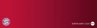 FC Bayern München Wochenquerplaner 2024. Terminkalender mit historischen Fakten und Rekorden des FC Bayern. 32,5 x 9,3 cm. Querformat