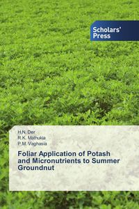 Produktbild: Foliar Application of Potash and Micronutrients to Summer Groundnut