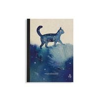 Produktbild: Matabooks &ndash; Nachhaltiges A6 Notizbuch/Skizzenbuch/Tagebuch/Bullet Journal/Schreibheft aus Graspapier &ndash; Steifbroschur Dahara Farbe: Stellar Mystic Blue