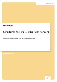 Produktbild: Strukturwandel im Daimler-Benz-Konzern