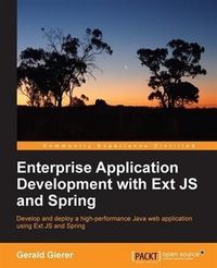 Produktbild: Enterprise Application Development with Ext JS and Spring
