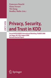 Produktbild: Privacy, Security, and Trust in KDD