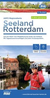 Produktbild: BVA ADFC Regionalkarte Seeland Rotterdam, mit Knotenpunkten 1:75.000