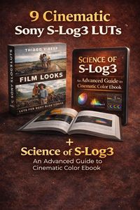 Produktbild: 9 Cinematic Sony Slog3 LUTs + Science of S-Log3: An Advanced Guide to Cinematic Color Ebook