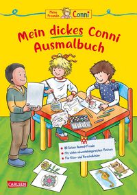 Produktbild: Conni Gelbe Reihe (Besch&auml;ftigungsbuch): Mein dickes Conni-Ausmalbuch
