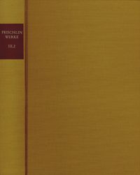 Produktbild: Nicodemus Frischlin: S&auml;mtliche Werke / Band III,2: Phasma