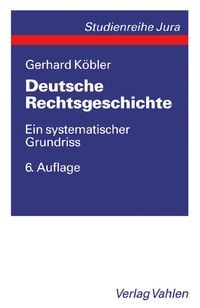 Produktbild: Deutsche Rechtsgeschichte