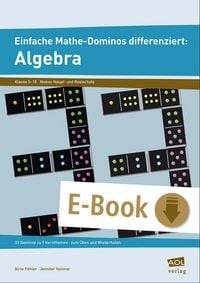 Produktbild: Einfache Mathe-Dominos differenziert: Algebra