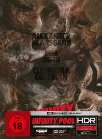 Produktbild: Infinity Pool - 2-Disc Mediabook A (4K Ultra HD Blu-ray + Blu-ray) - 666 Stück