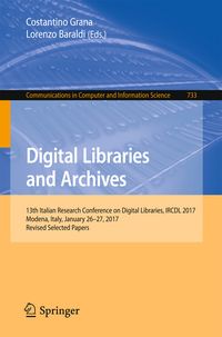 Produktbild: Digital Libraries and Archives