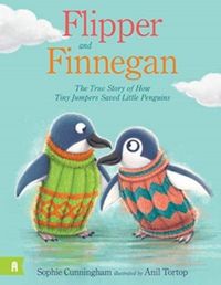 Produktbild: Flipper and Finnegan - The True Story of How Tiny Jumpers Saved Little Penguins