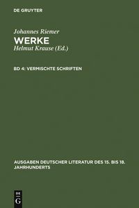 Produktbild: Vermischte Schriften