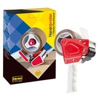 Produktbild: Idena Handabroller inkl. 1 Packband braun 5cmx66m