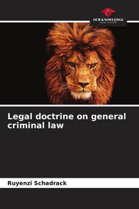 Produktbild: Legal doctrine on general criminal law