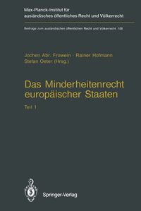 Produktbild: Das Minderheitenrecht europ&auml;ischer Staaten